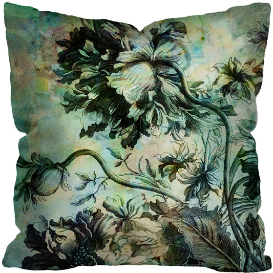 Bohemian Blossoms I ~ Green