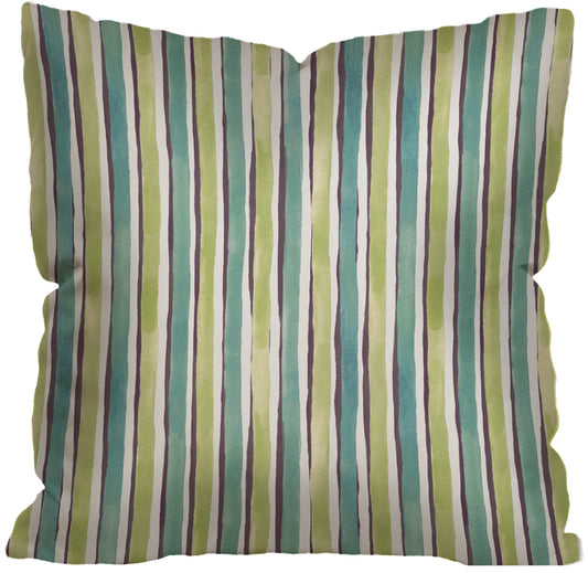 VERANDA STRIPE OUTDOOR ~ AQUA
