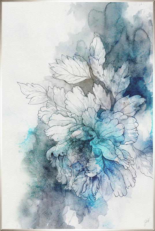Peony Haze Blue I