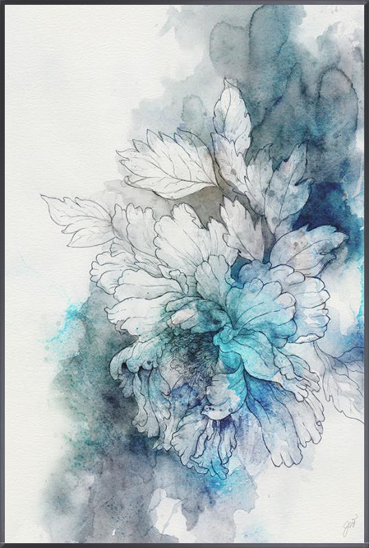 Peony Haze Blue I