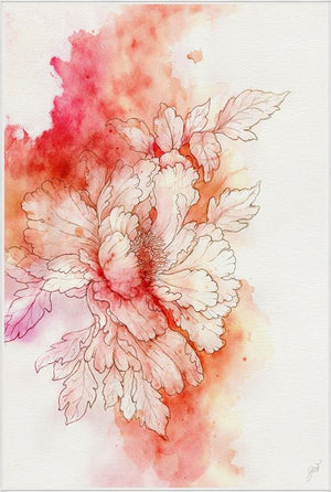 Peony Haze Red II