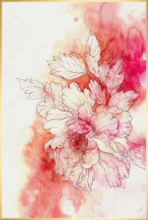 Peony Haze Red I