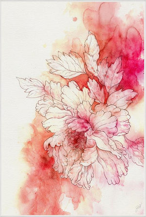 Peony Haze Red I
